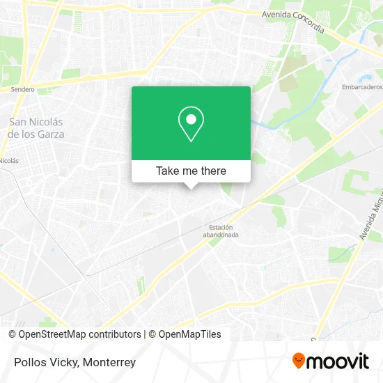 Pollos Vicky map