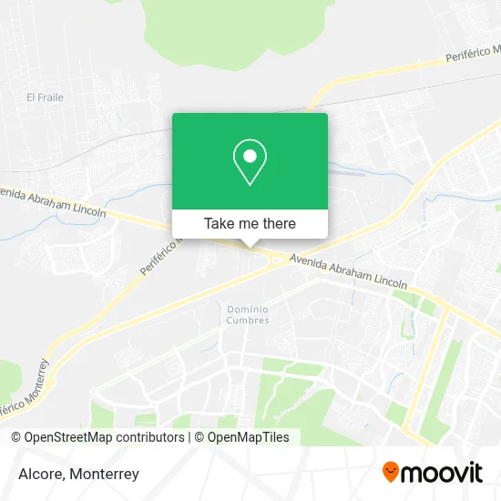 Alcore map