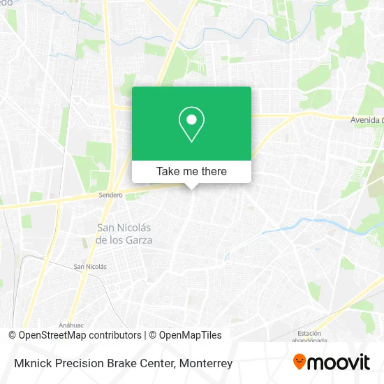 Mknick Precision Brake Center map