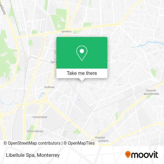 Libellule Spa map