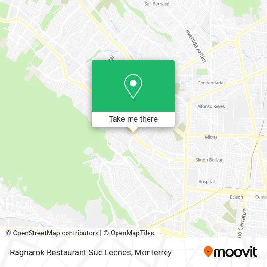 Ragnarok Restaurant Suc Leones map