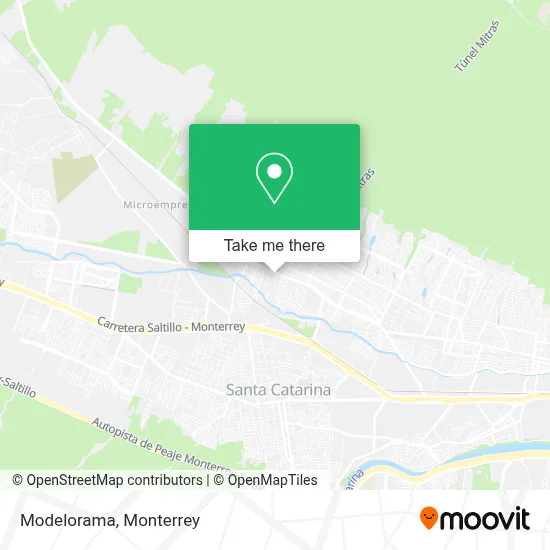 Modelorama map