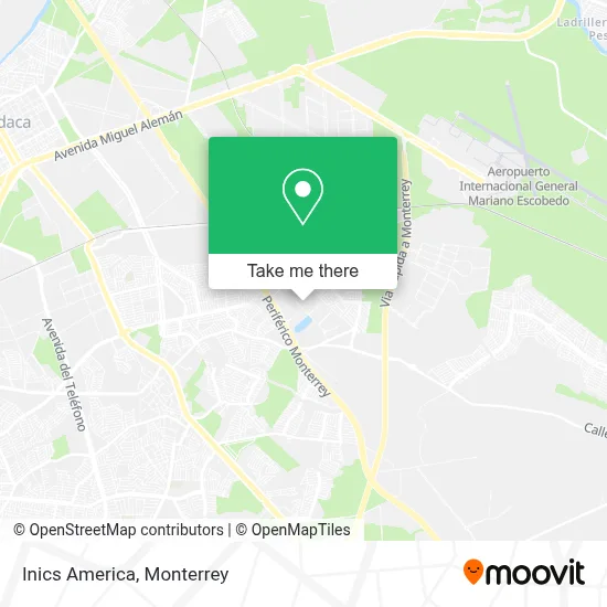 Inics America map