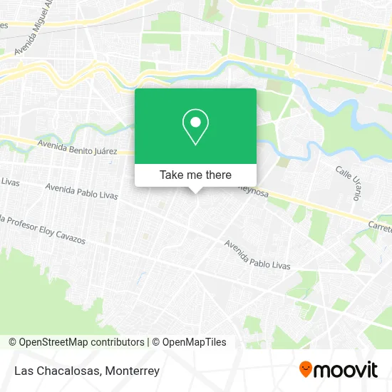 Las Chacalosas map