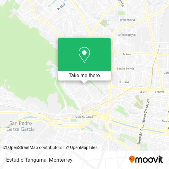 Estudio Tanguma map