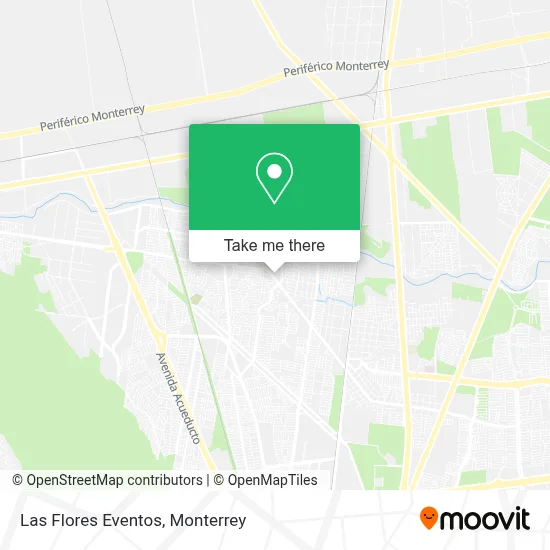 Las Flores Eventos map