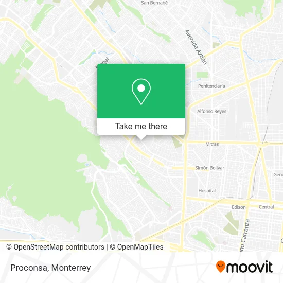 Proconsa map