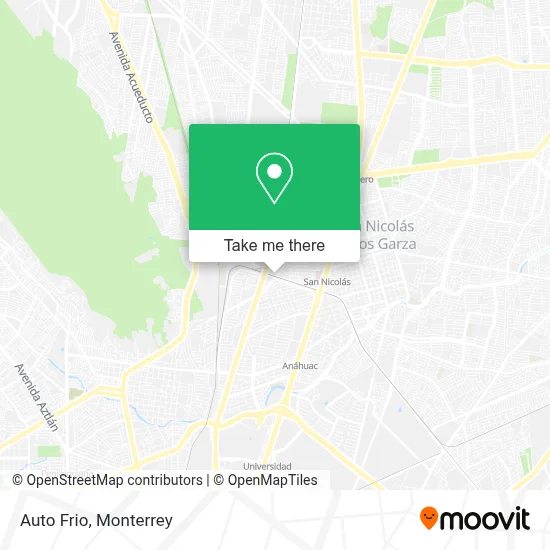 Auto Frio map