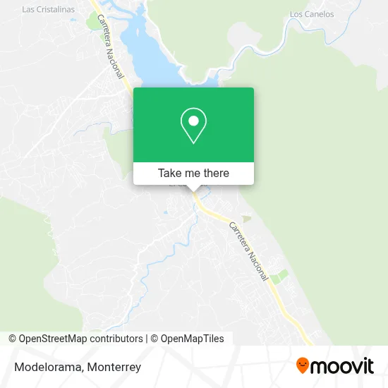 Modelorama map