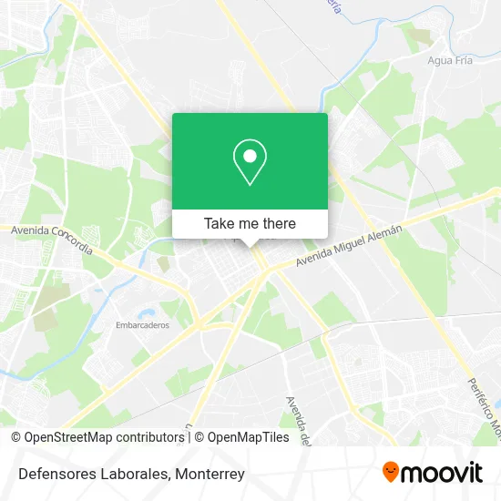 Defensores Laborales map