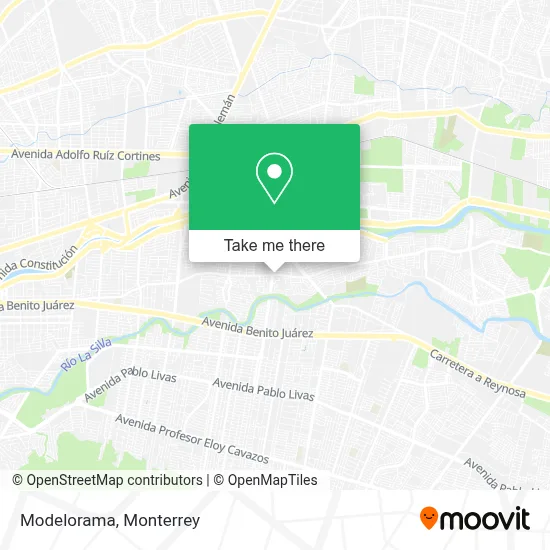 Modelorama map