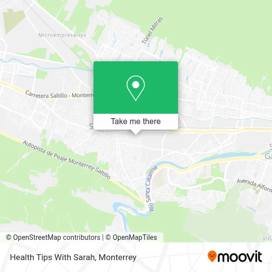 Health Tips With Sarah map