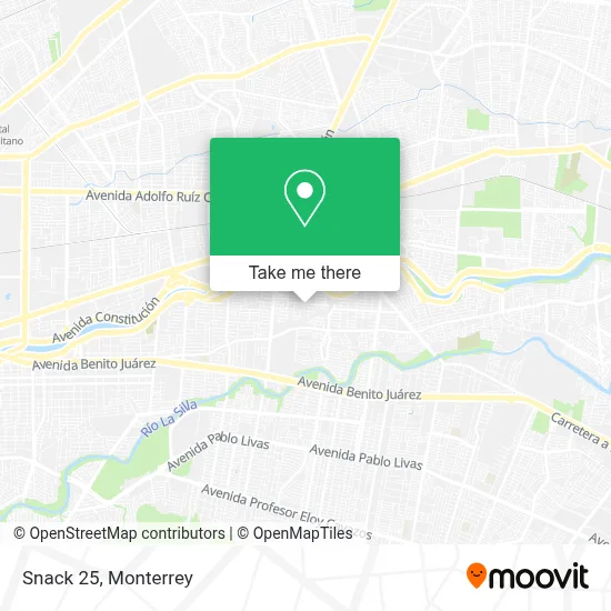 Snack 25 map