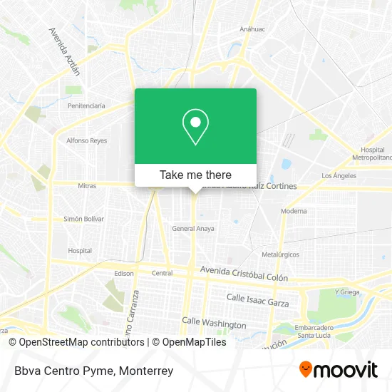 Bbva Centro Pyme map
