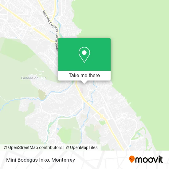 Mini Bodegas Inko map
