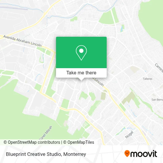 Blueprint Creative Studio map