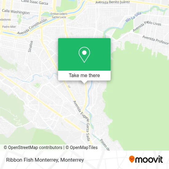 Ribbon Fish Monterrey map