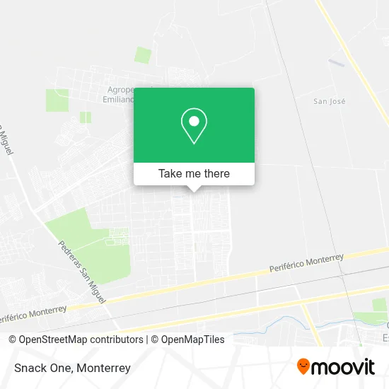 Snack One map