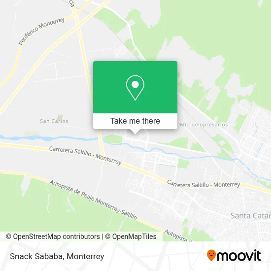 Snack Sababa map
