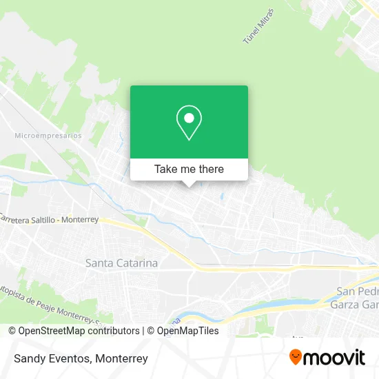 Sandy Eventos map