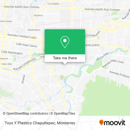 Toys Y Plastics Chapultepec map