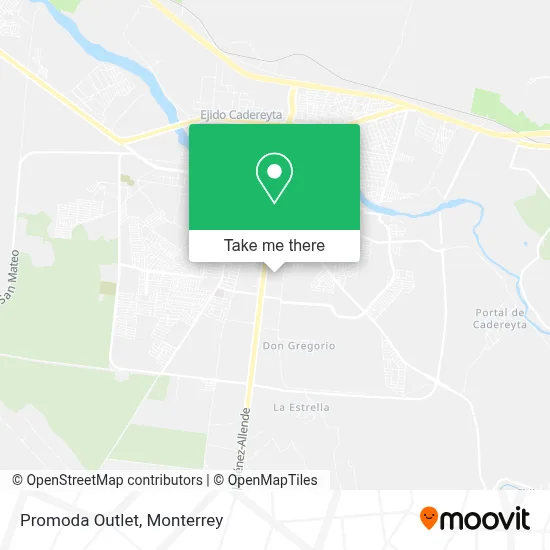 Promoda Outlet map