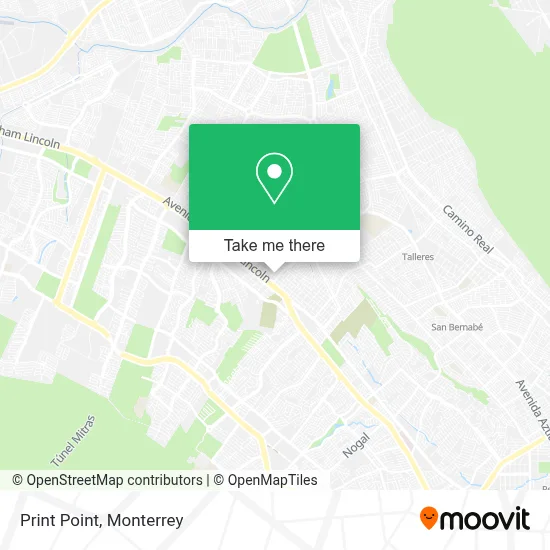 Print Point map
