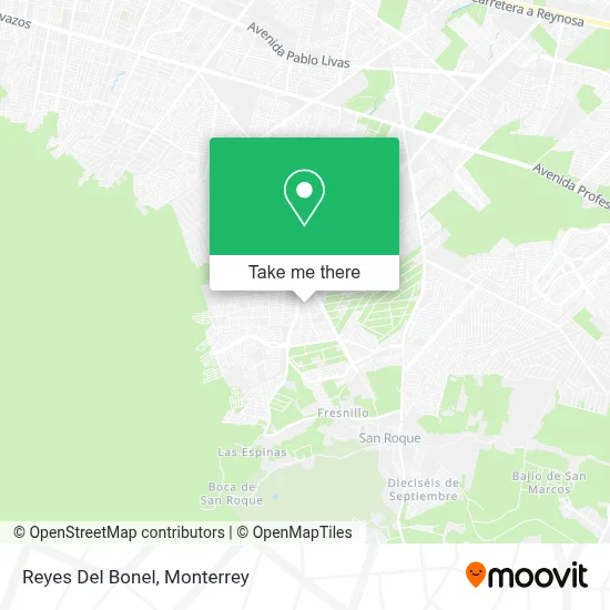 Reyes Del Bonel map