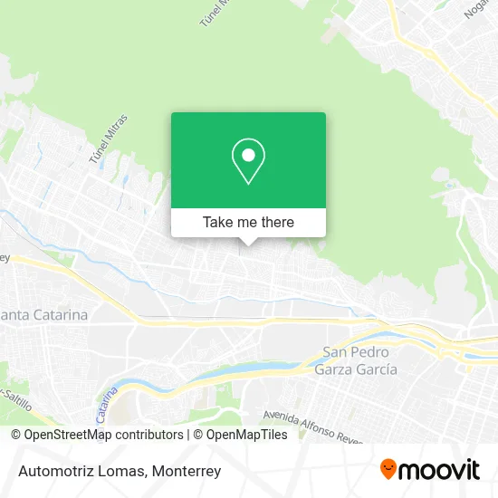 Automotriz Lomas map