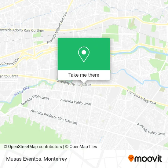 Musas Eventos map