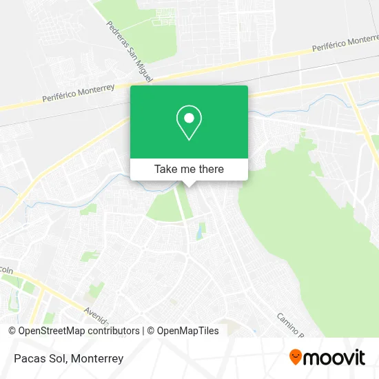 Pacas Sol map
