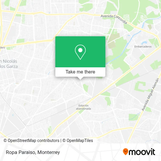 Ropa Paraiso map