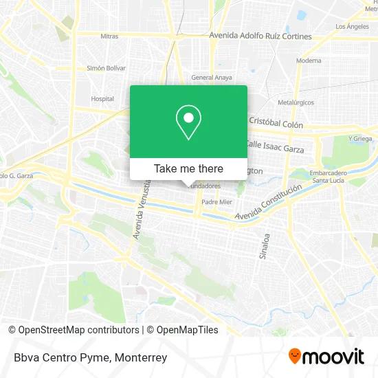 Bbva Centro Pyme map