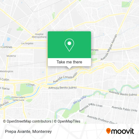 Prepa Avante map