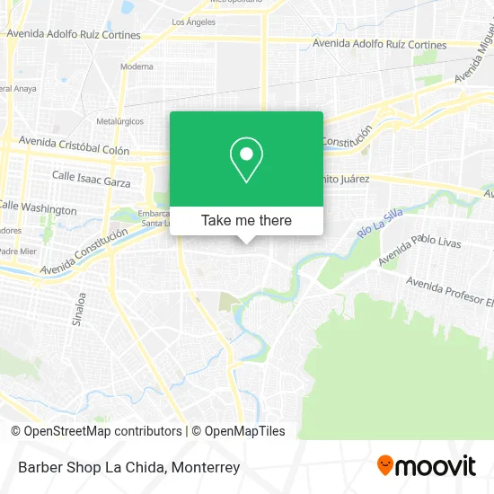 Barber Shop La Chida map