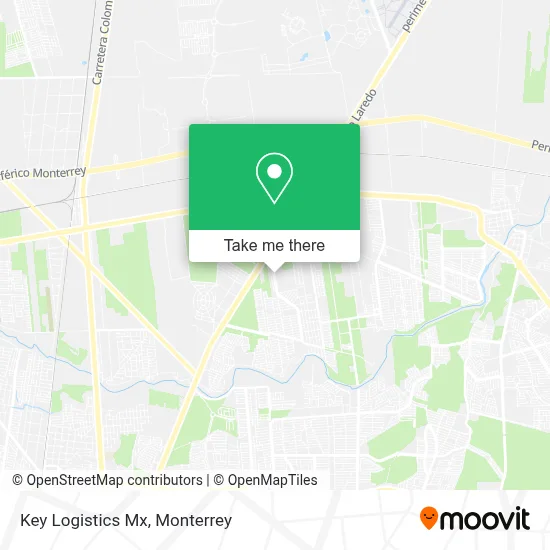Key Logistics Mx map