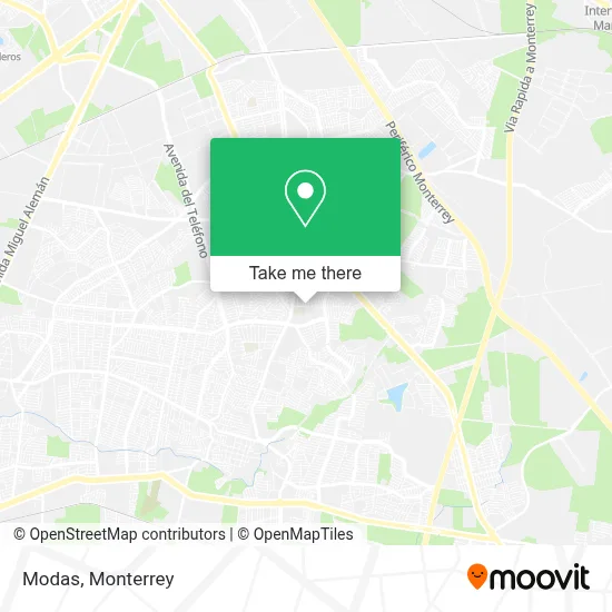 Modas map