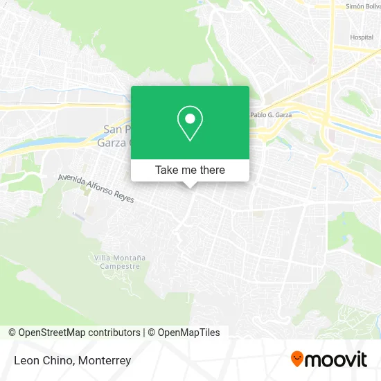 Leon Chino map
