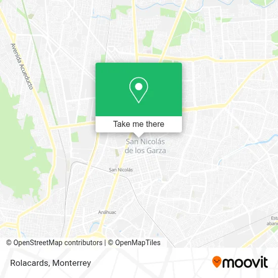 Rolacards map