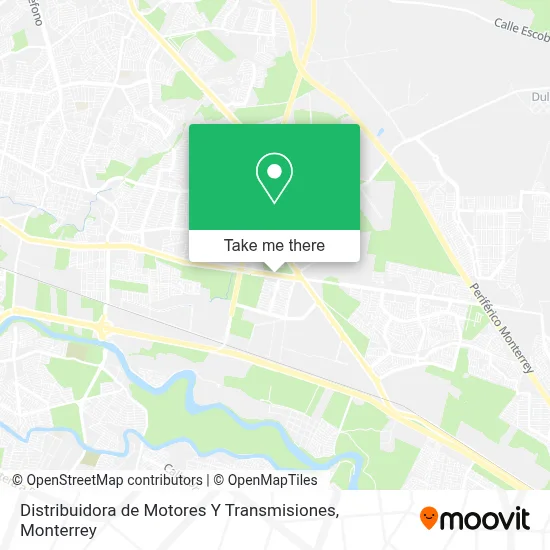Distribuidora de Motores Y Transmisiones map
