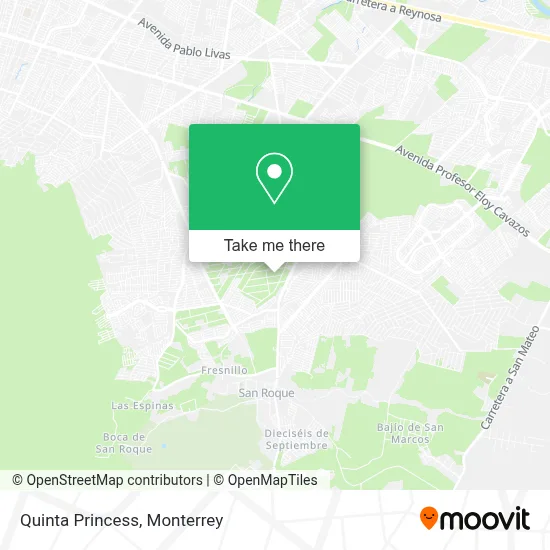 Quinta Princess map