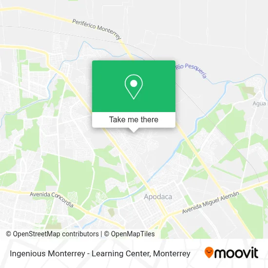 Ingenious Monterrey - Learning Center map