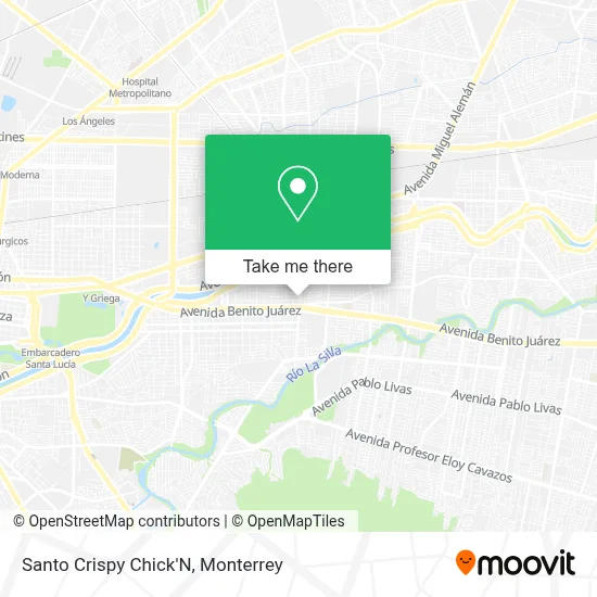 Santo Crispy Chick'N map