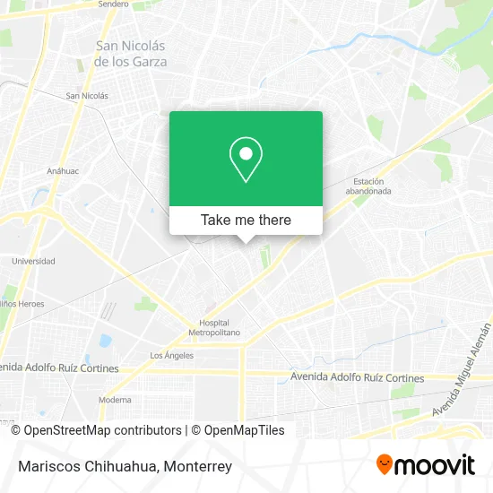 Mariscos Chihuahua map