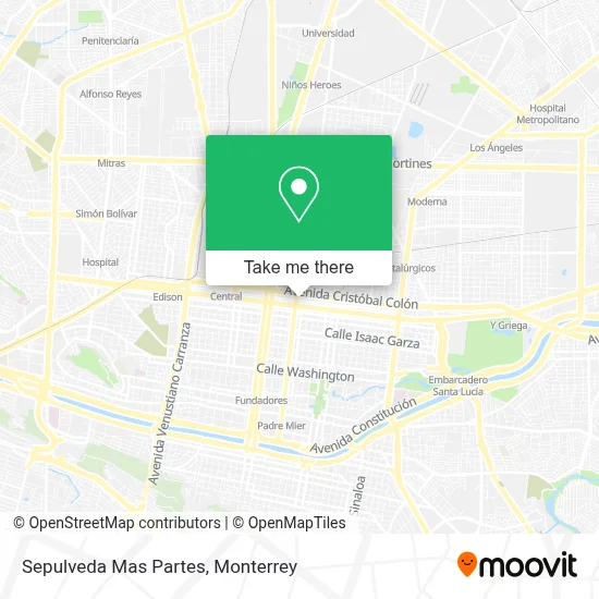 Sepulveda Mas Partes map