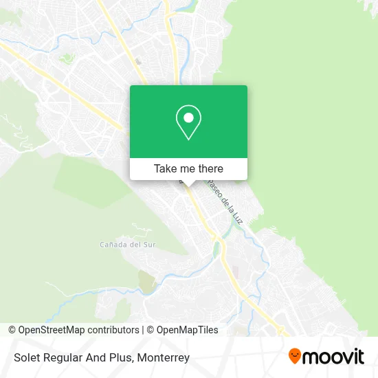 Solet Regular And Plus map