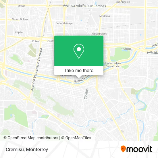 Cremisu map