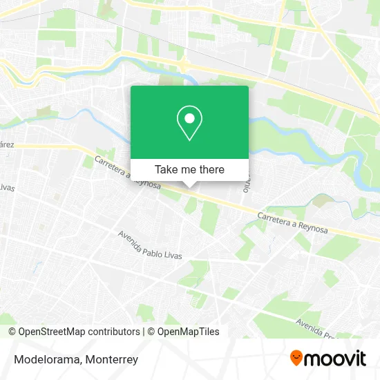 Modelorama map