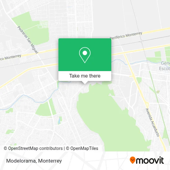 Modelorama map