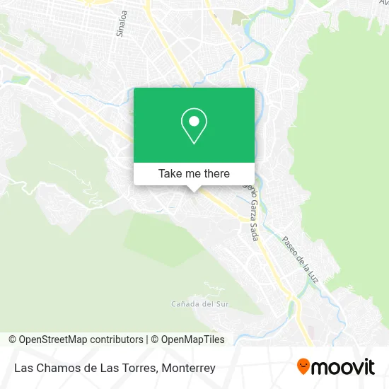 Las Chamos de Las Torres map